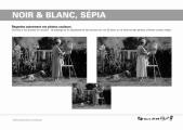 tirages photo convertis noir et blanc ou sepia